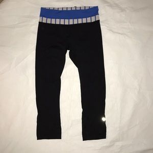 Black Lululemon crop pant